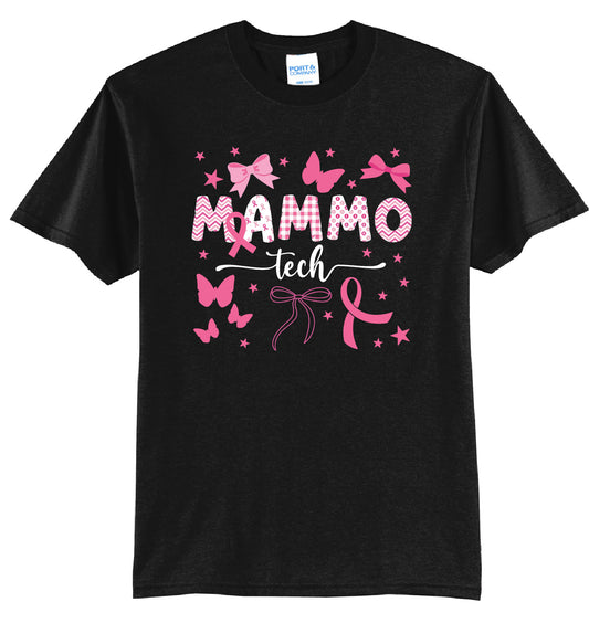 Mammo Tech -  Pink Ribbons - T-Shirt